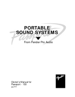 Fender Passport-150 - Owners Manual
